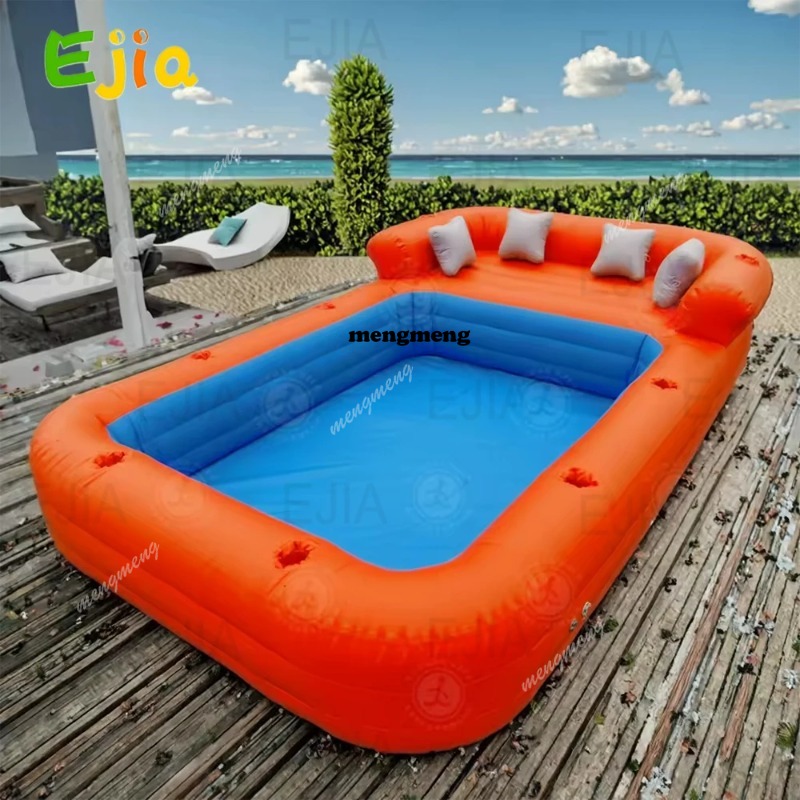 Kids Outdoor Lounge Chair - 16ft-5m Large Family Party Outdoor Inflatable