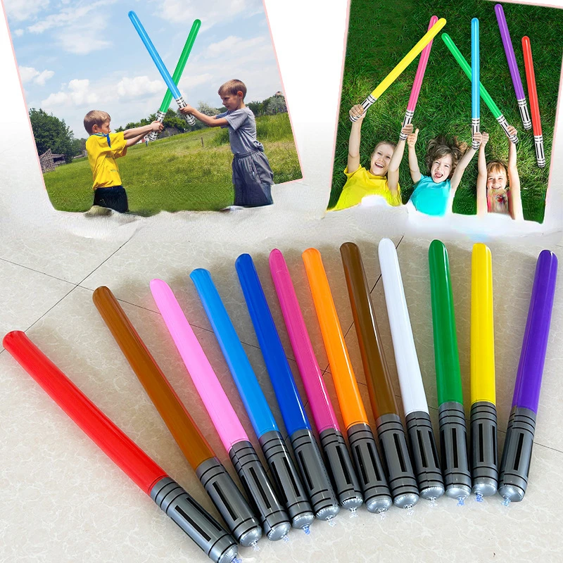 Kids Outdoor Yard Games - 90cm Kawaii Inflatable Lightsaber Toy Boy