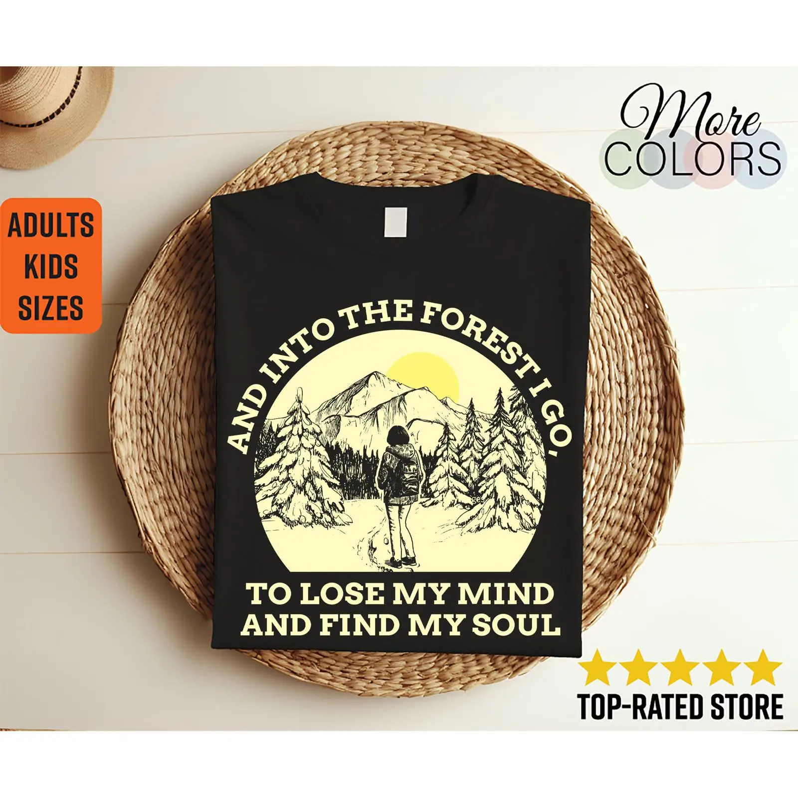 Kids Outdoor Quotes - And Into The Forest I Go