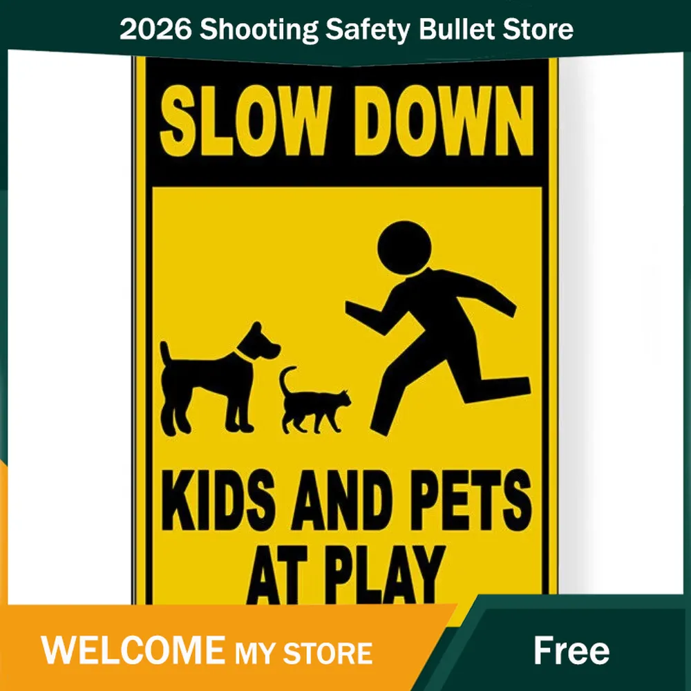 Kids Outdoor Play Yard - Slow Down Kids and Pets At