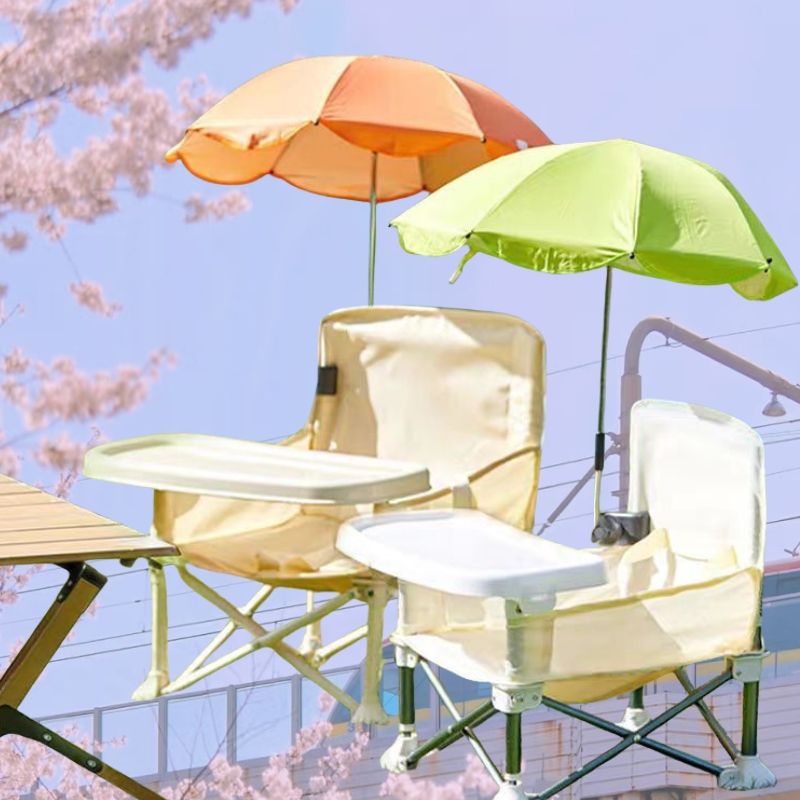 Kids Outdoor Lounge Chair - Portable Kid Chair with Detachable Feeding