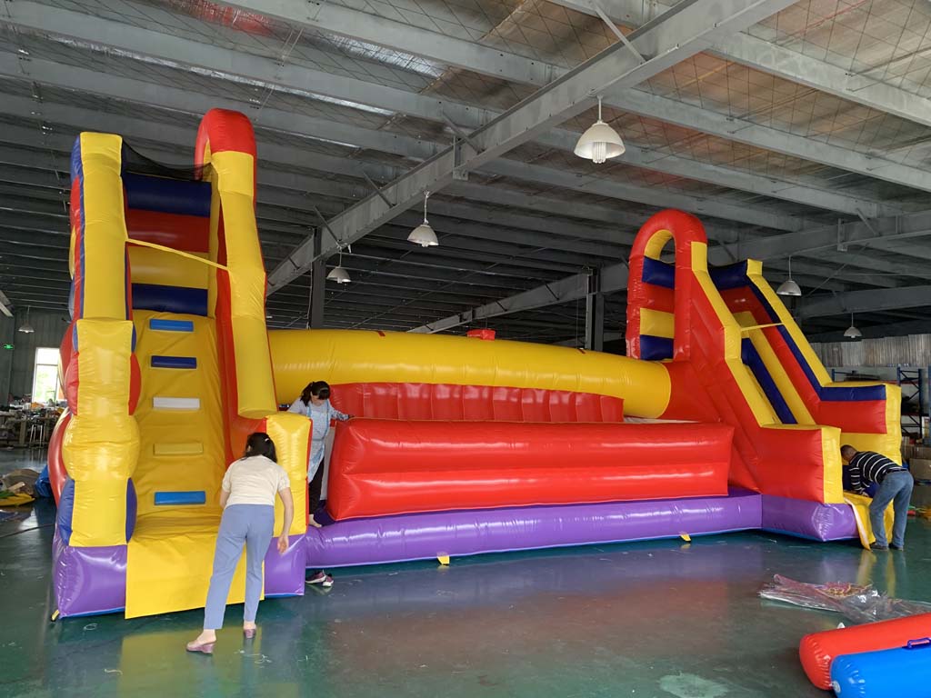Commercial Giant Inflatable Ob - огляд і ціна Kids Outdoor Obstacle Course