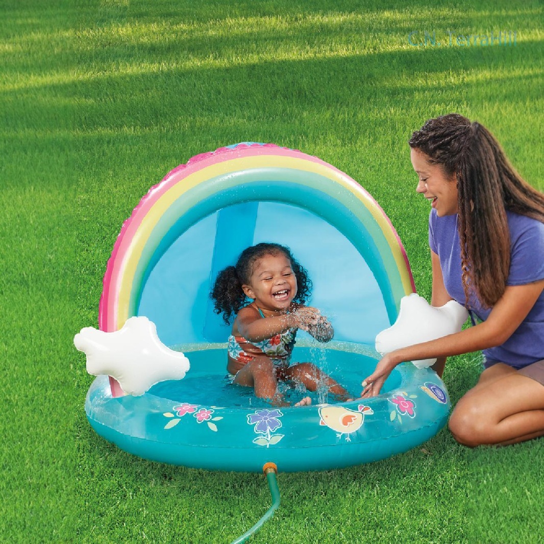 Inflatable Splash Pool for Kid - огляд і ціна Kids Outdoor Play Table