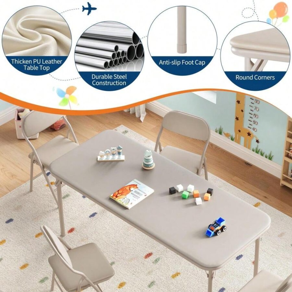 Kids Activity Table Set Foldin - огляд і ціна Kids Outdoor Play Table