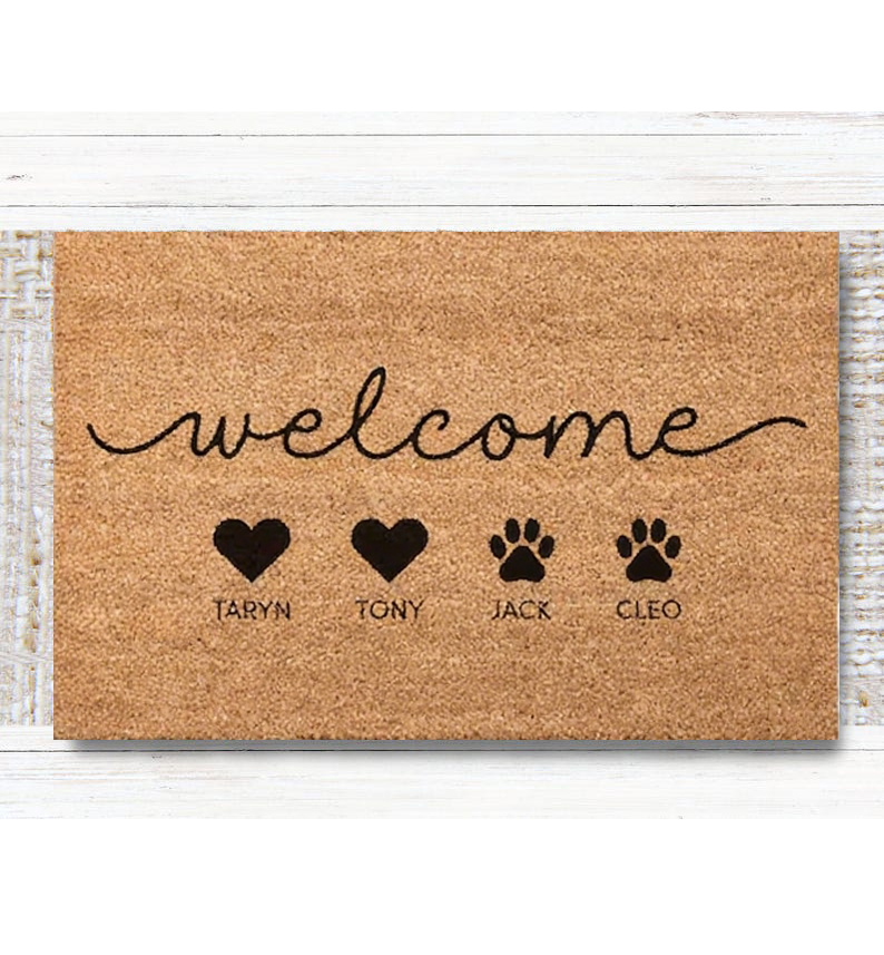 Custom Family Doormat Custom P - огляд і ціна Kids Outdoor Ideas