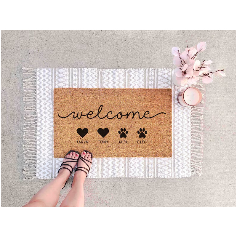 Custom Family Doormat Custom P - огляд і ціна Kids Outdoor Ideas