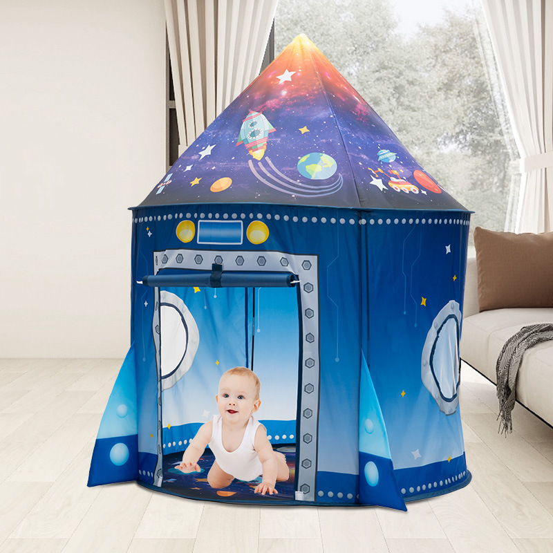 Rocket Ship Kids Tent Pop Up P - огляд і ціна Kids Outdoor Play Tent