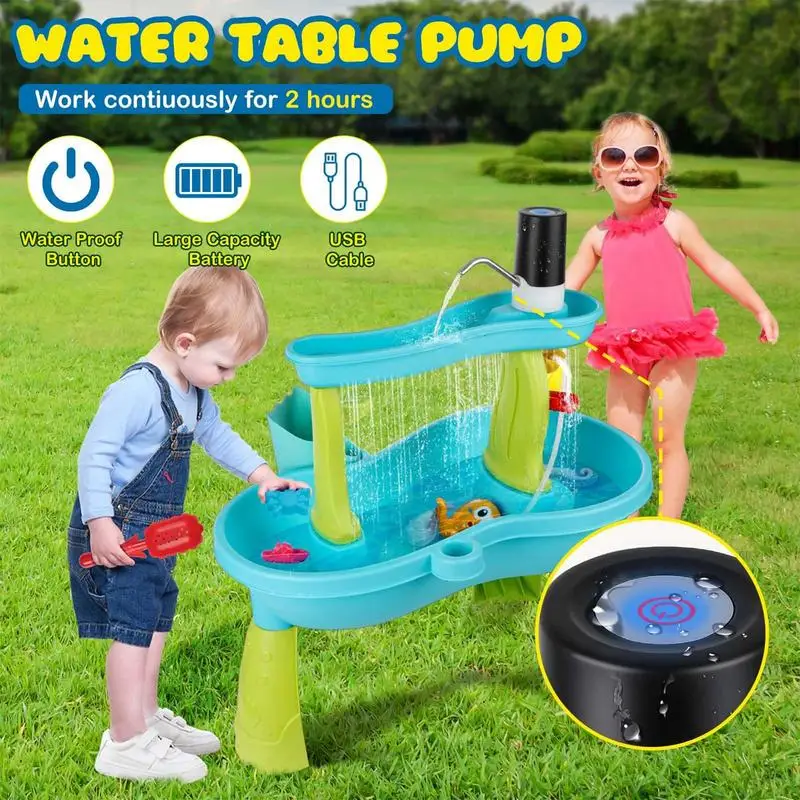 Kids Water Pump Fun Outdoor Wa - огляд і ціна Kids Outdoor Play Table