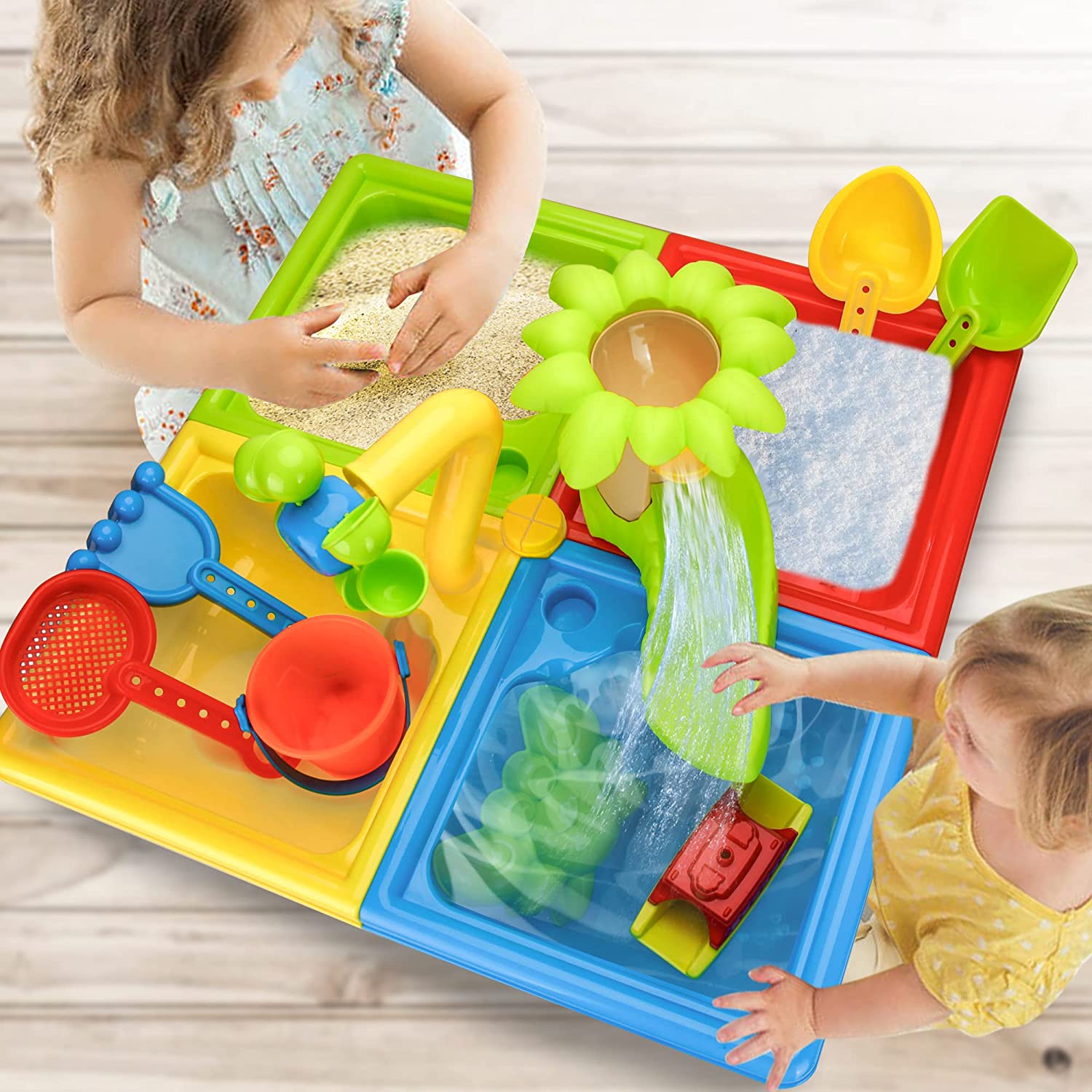Beach Table Sand Play Toys Chi - огляд і ціна Kids Outdoor Play Table