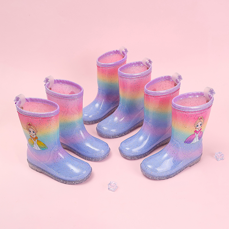 Toddler Girls Rainbow Glitter  - огляд і ціна Kids Outdoor Boots