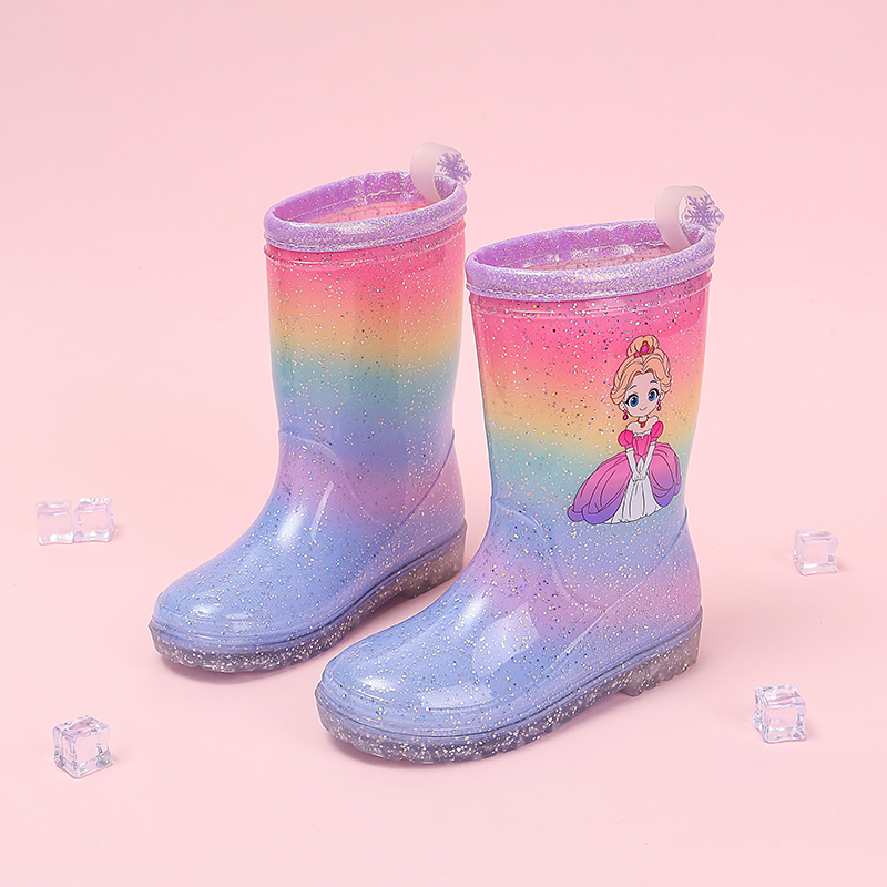 Toddler Girls Rainbow Glitter  - огляд і ціна Kids Outdoor Boots