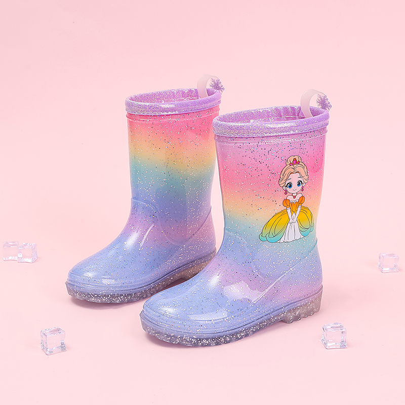 Toddler Girls Rainbow Glitter  - огляд і ціна Kids Outdoor Boots