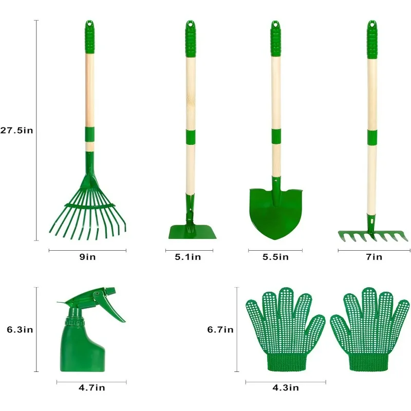 7Pcs Kids Gardening Tools Set  - огляд і ціна Kids Outdoor Yard Tools