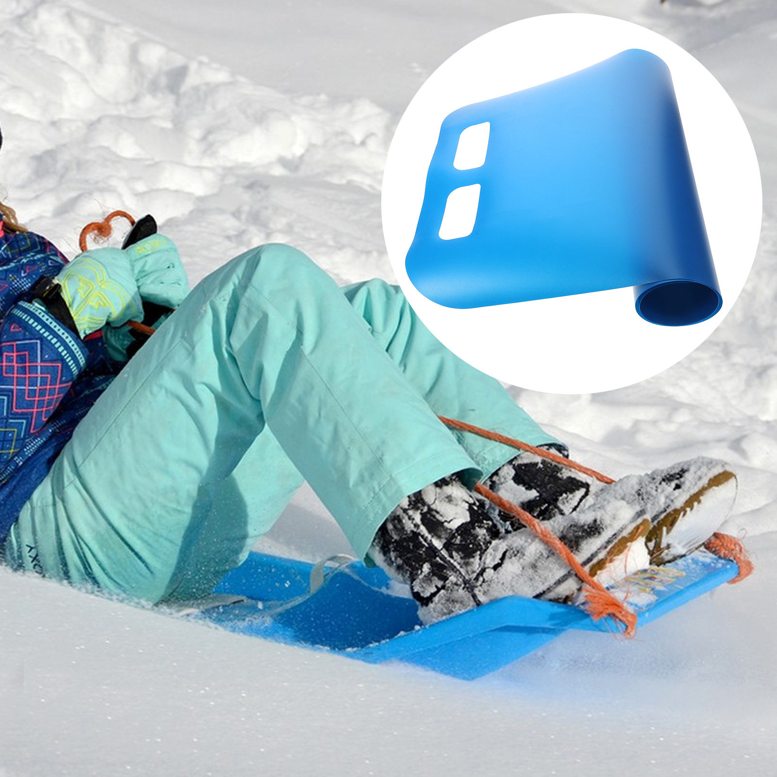 Roll Up Plastic Snow Sled for  - огляд і ціна Kids Outdoor Play Yard