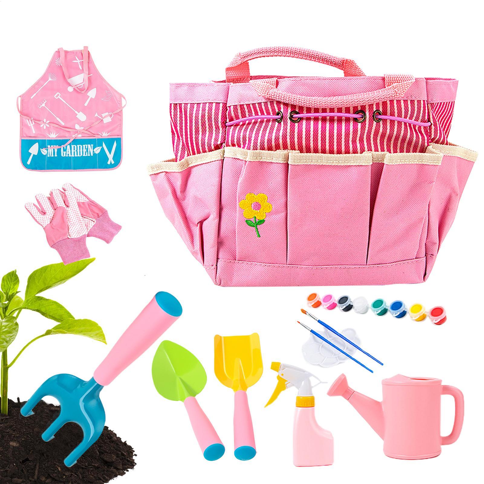 Kids Gardening Kit Lightweight - огляд і ціна Kids Outdoor Yard Tools