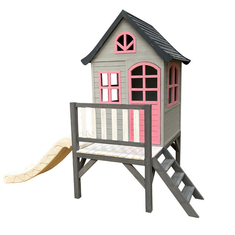 Kids log house, tree , outdoor - огляд і ціна Kids Outdoor Wooden Playhouse
