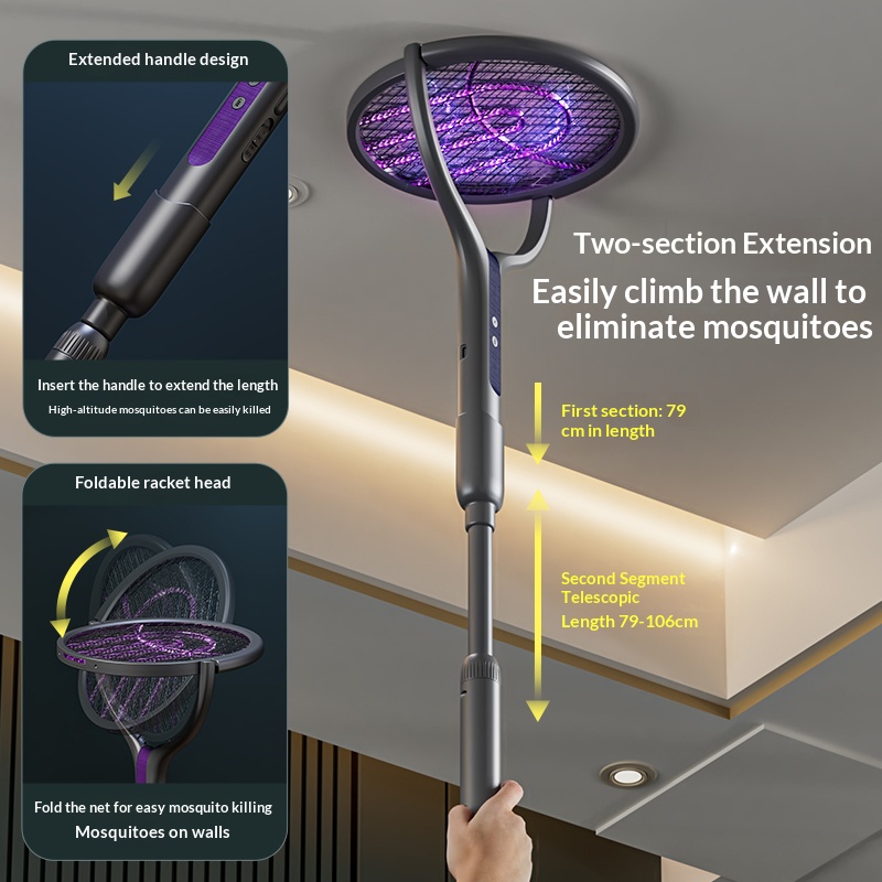 Rotating Head Bug Zapper Racke - огляд і ціна Bug Catching Kit