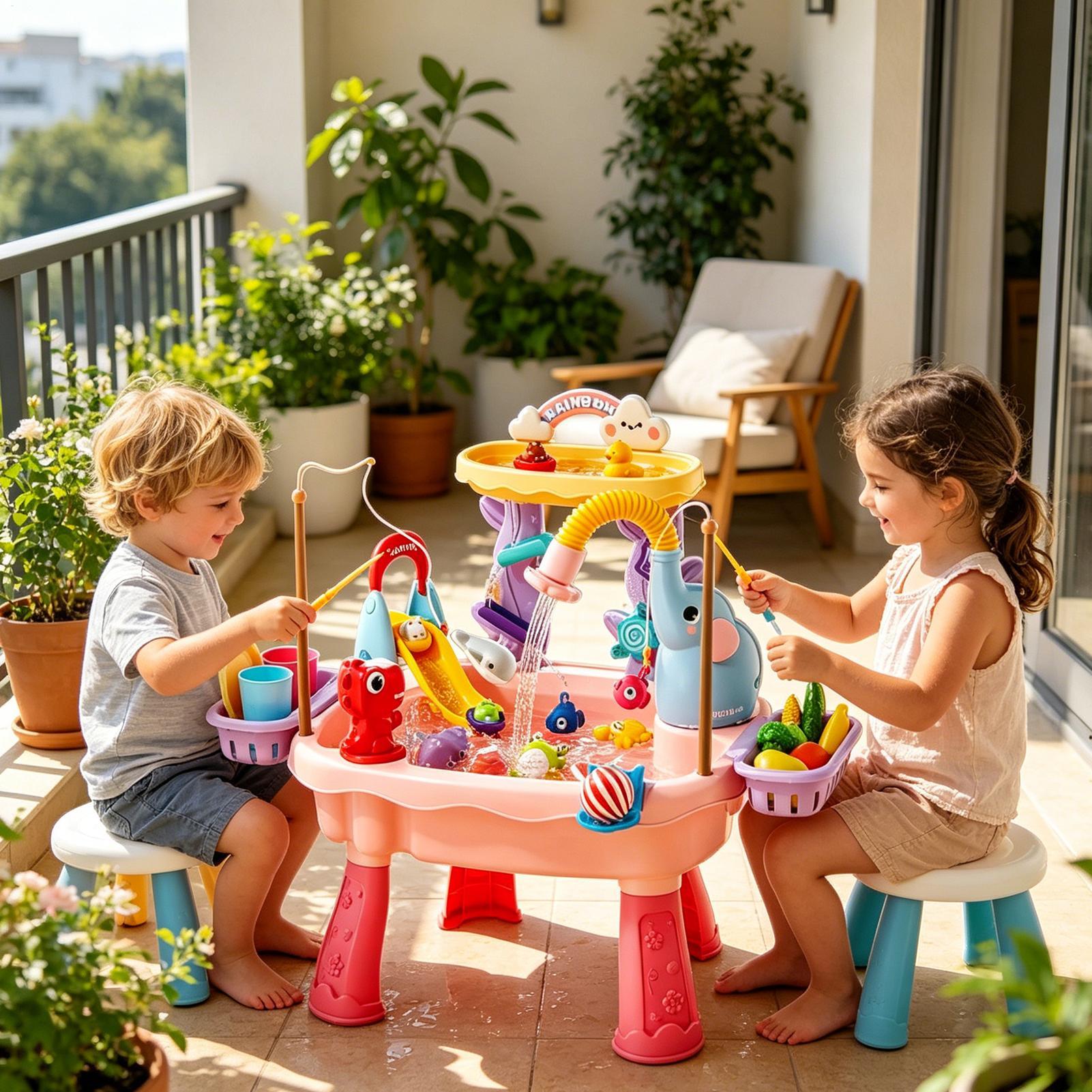 Kids Toddler Water Table Kitch - огляд і ціна Kids Outdoor Sensory Table