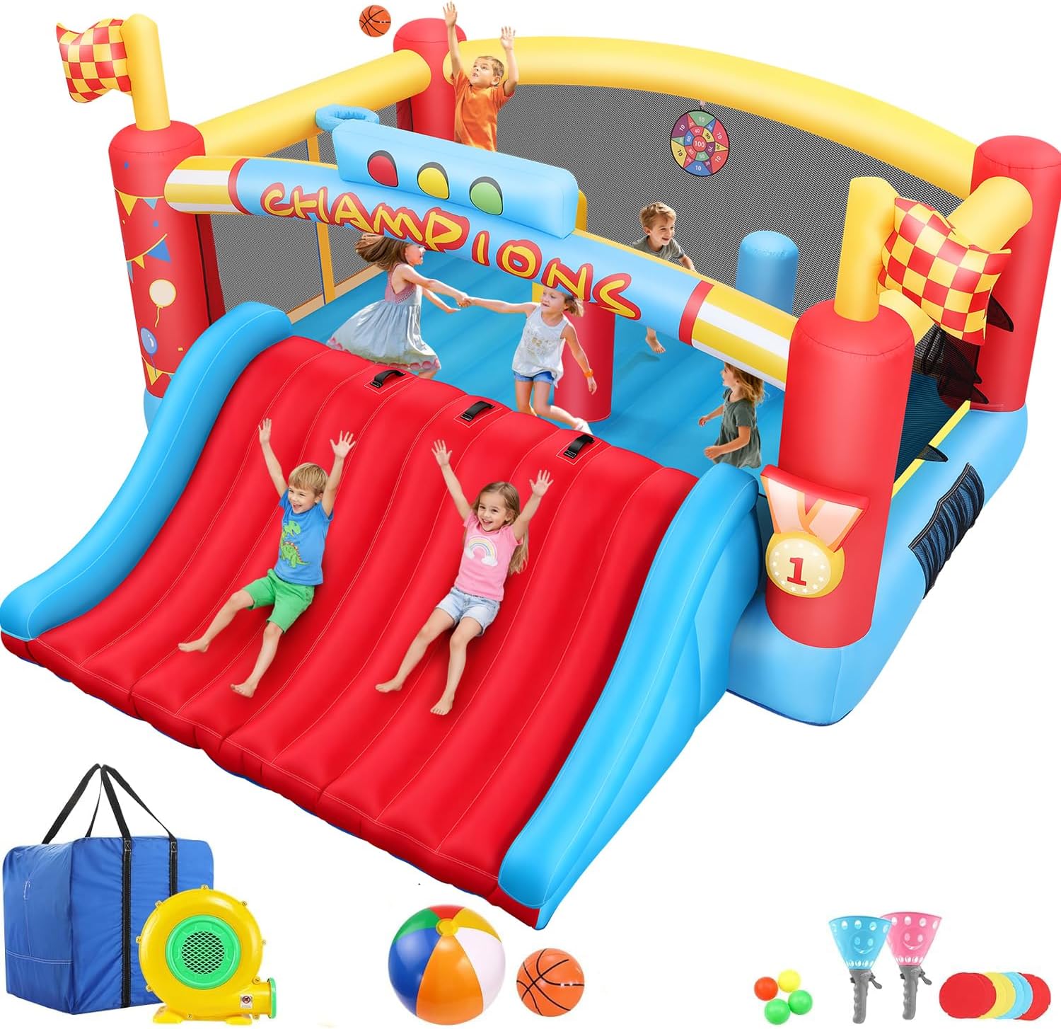 13FT Big Inflatable Bounce Hou - огляд і ціна Kids Outdoor Games