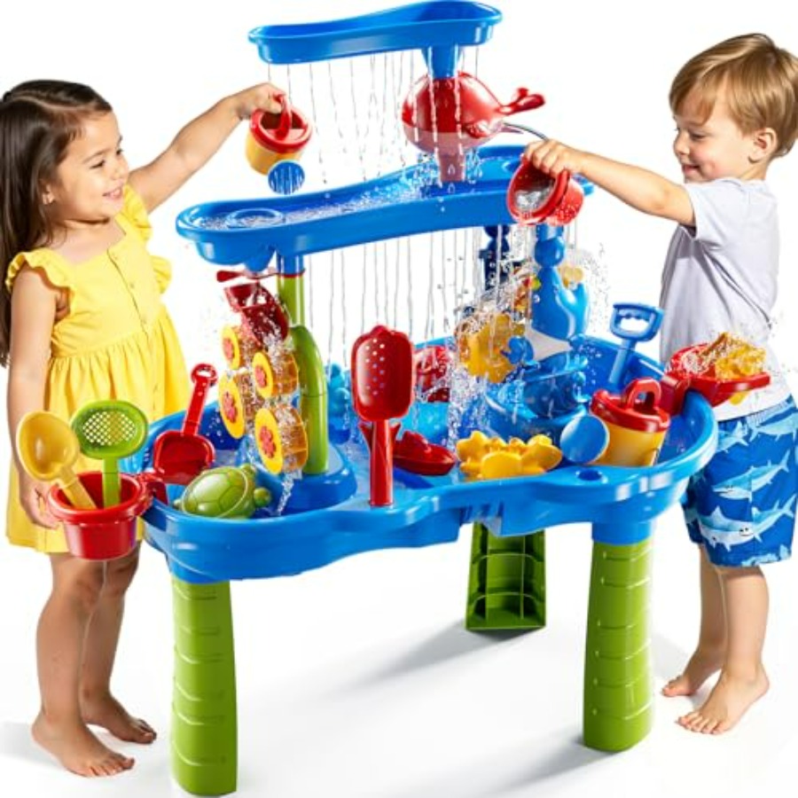 Outdoor 3-tier sensory play ta - огляд і ціна Kids Outdoor Sensory Table