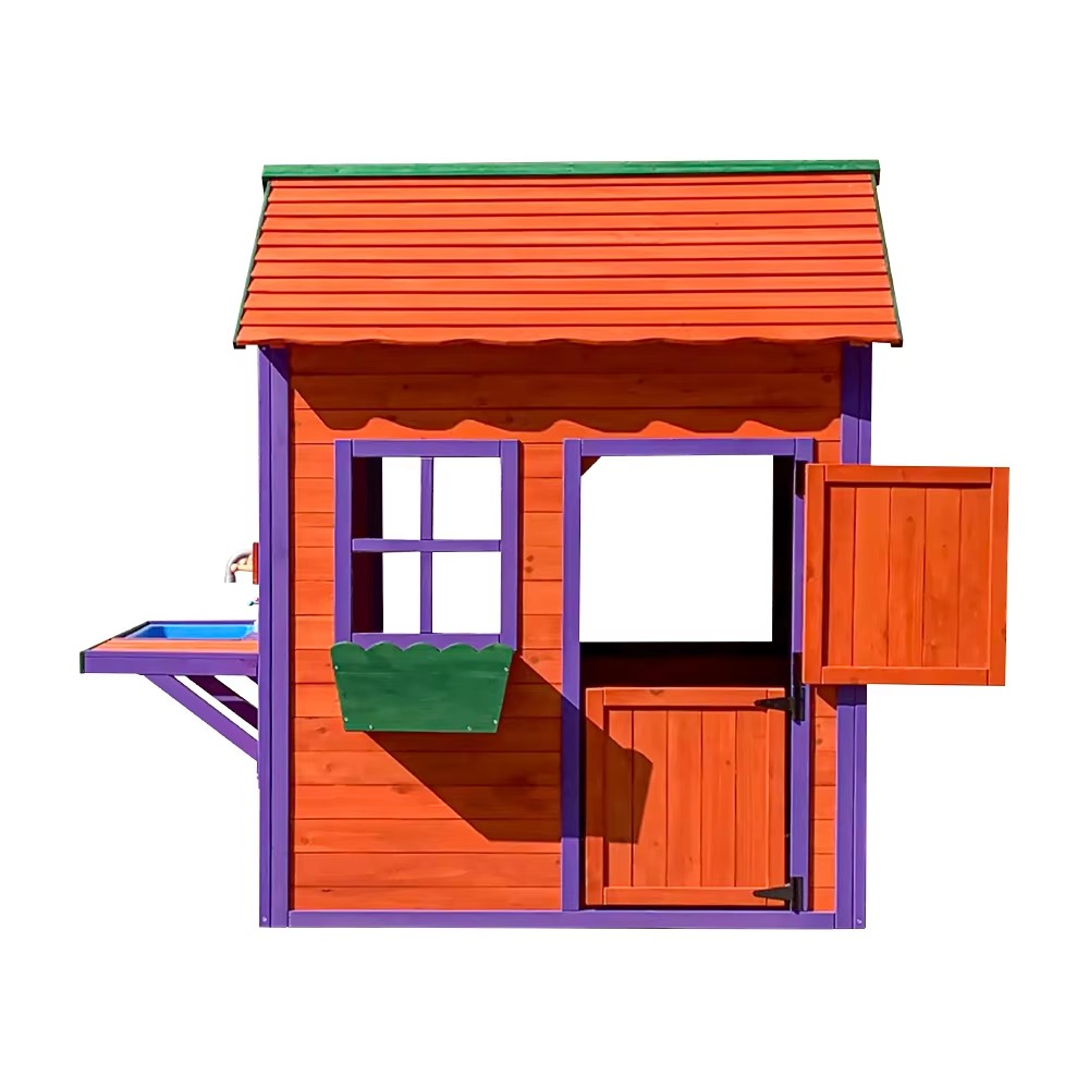 Kids Outdoor Wooden Playhouse  - огляд і ціна Kids Outdoor Wooden Playhouse