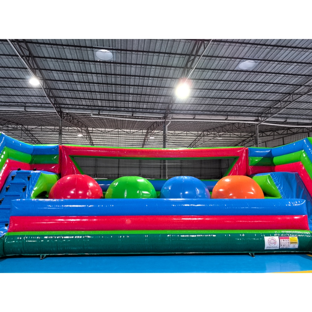 ！@Inflatable Obstacle Course K - огляд і ціна Kids Outdoor Obstacle Course