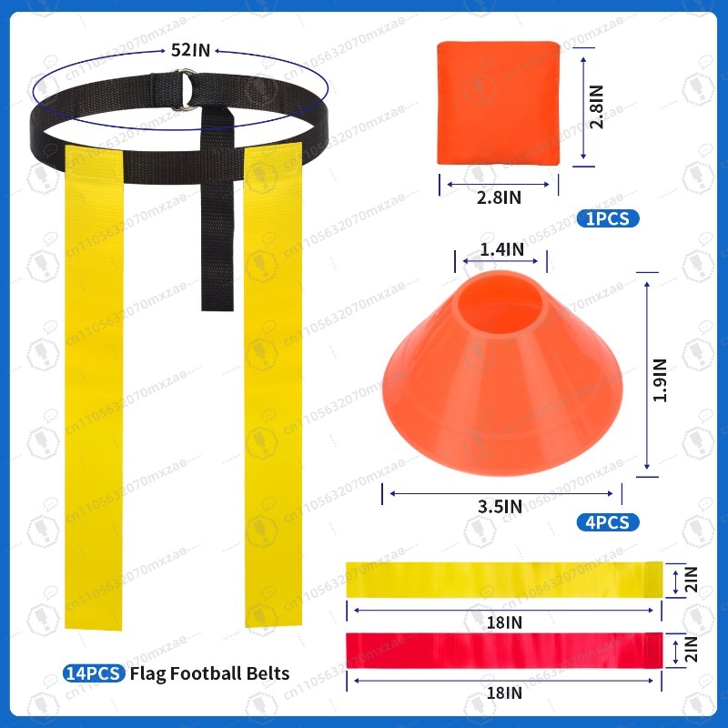 Flag Football Belts Set Americ - огляд і ціна Kids Outdoor Games