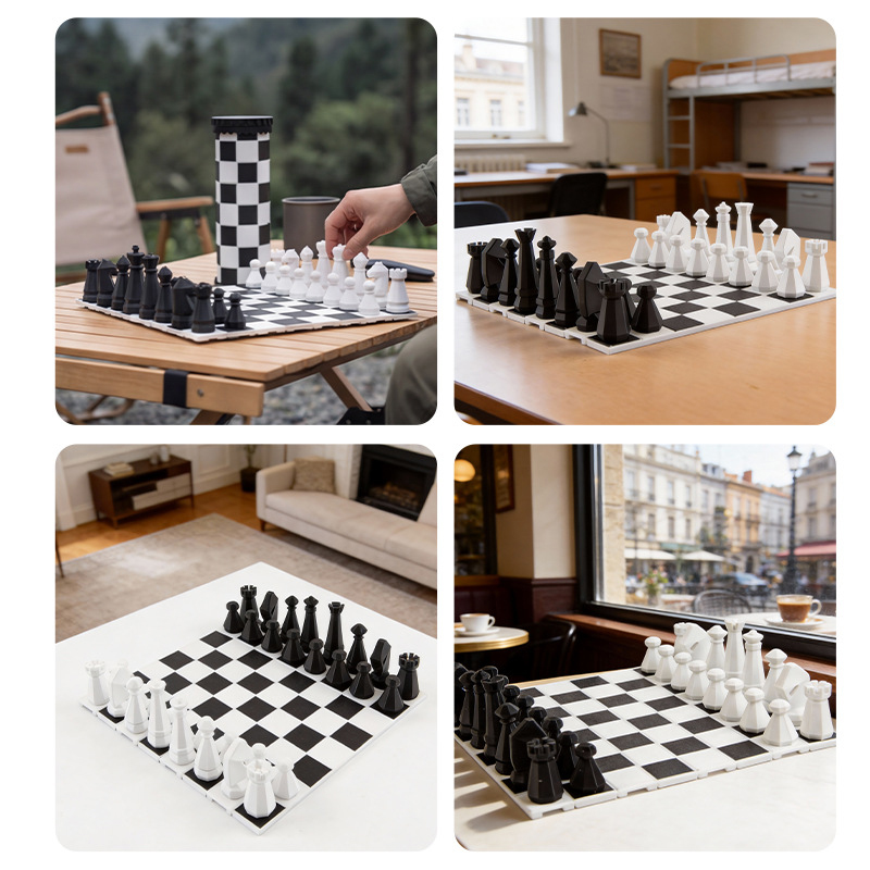 2 in 1 Portable Chess Game Set - огляд і ціна Kids Outdoor Yard Games